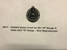 American Flyer Parts - PA9504 Boiler Front - 561-310-312SIT #671