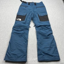 The North Face Slashback Cargo Pants Mens Small Blue DryVent Snowboard Ski