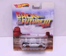 2018 Hot Wheels Pop Culture BTTF Back to the Future III Time Machine DeLorean