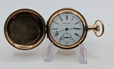 1908 Waltham 20 Year Gold Filled Hunter Case Pocket Watch - Running