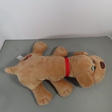 Pound Puppies Tan Dog Plush Red Collar Basic Fun Hasbro 2019 Stuffed Animal