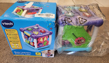 VTech Busy Learners Activity Cube Purple Pink Blue Lights Sounds 6 months
