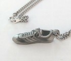 Vintage 1970s Avon " Fast Track" Pendant Running Tennis Shoe Signed Necklace  — photo 6