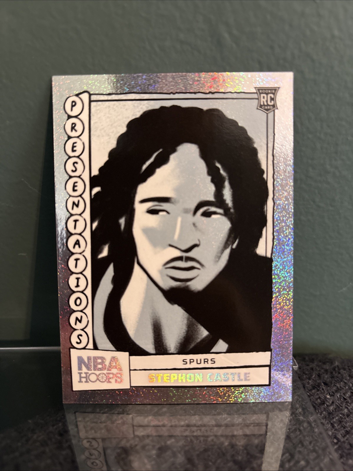 2024-25 Panini Hoops Stephon Castle #14 RC Rookie Presentations SSP