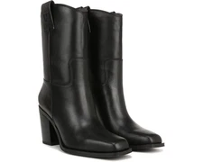 Franco Sarto Women's Valor Square Toe Mid Calf Heeled Boots NW/OB