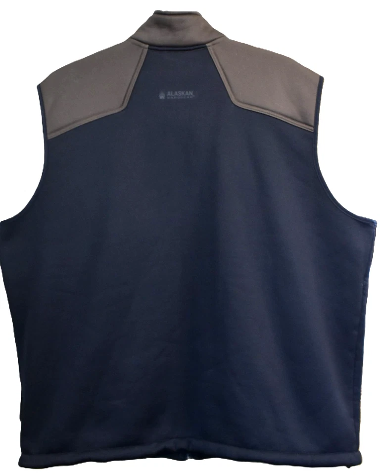 EUC Alaskan Hard Gear Duluth Trading Company Fleece Lined Vest Men 2XL Softshell - Image 2 of 4