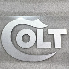 🔥 COLT Mfg Firearms Sticker Silver AR-15 Gun Python Cobra Viper Shot Show 2025