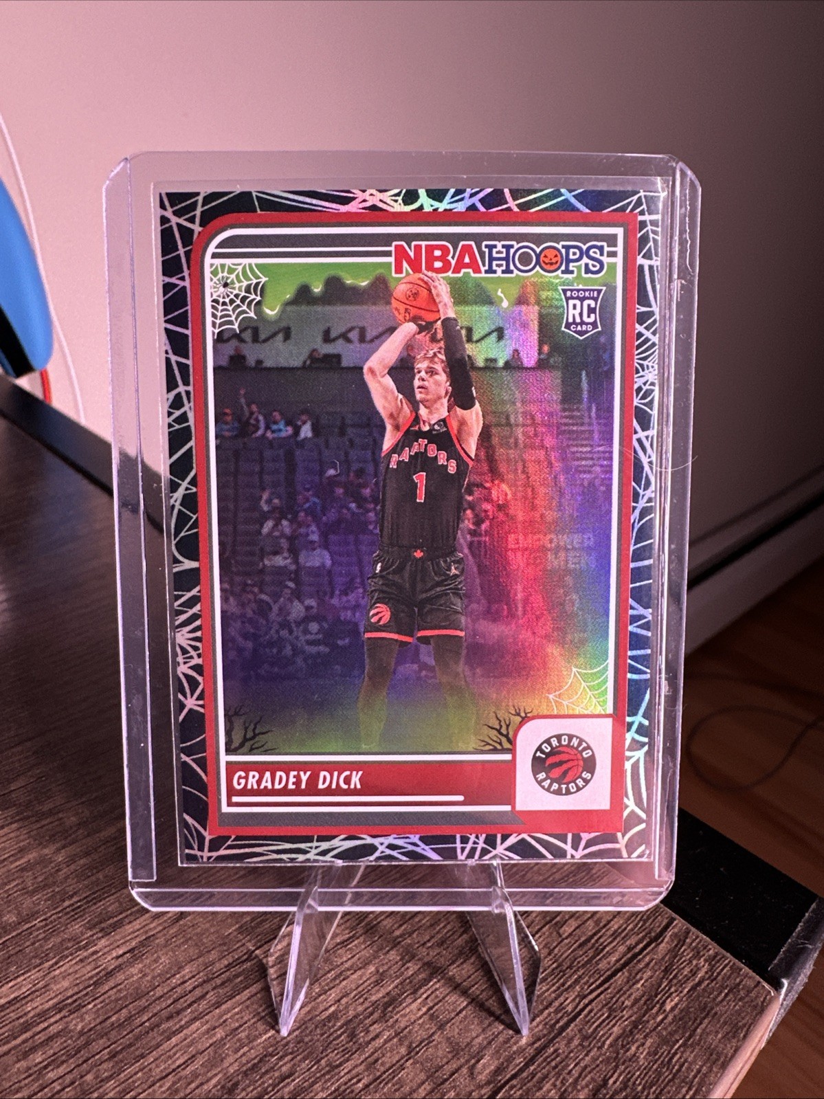 2023-2024 Panini Gradey Dick Holo Webs RC Haunted Hoops
