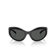 Versace VE4485 GB1/87 Women's Sunglasses Black/Dark Grey Lenses 59mm/19mm/125mm