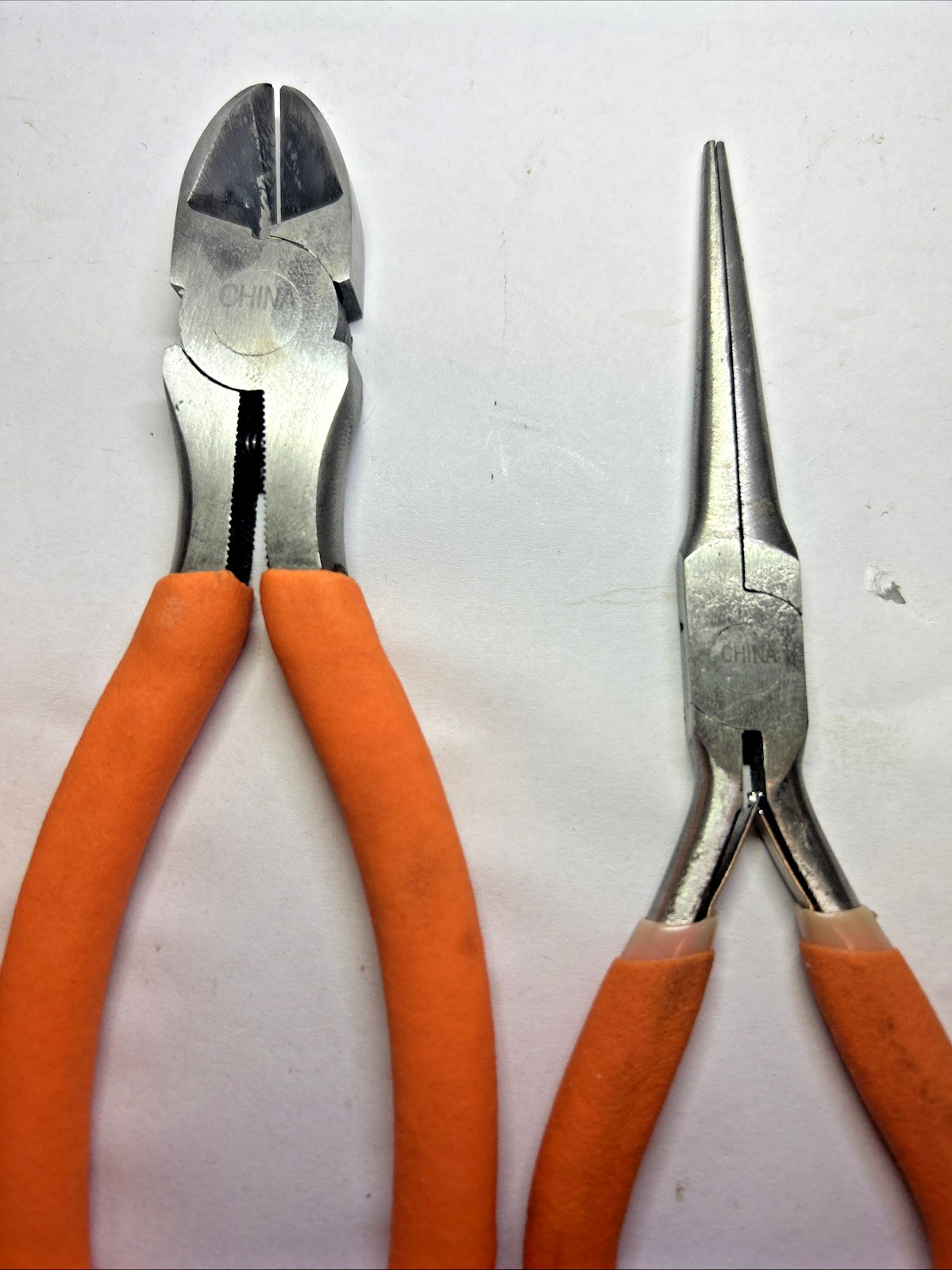 PITTSBURGH 5 pc Various Plier Set Carbon Steel Linesman Long Nose Cutter