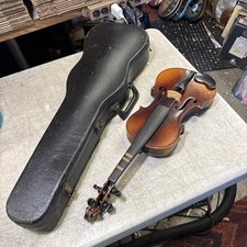 Vintage Jackson Guldan Copy of Stradivarius 4/4 Violin 2pc back w/ Lifton case