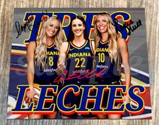 Indiana Fever Sophie Cunningham, Caitlin Clark Lexi Hull Professional 8x10 Photo