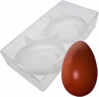 Polycarbonate Easter Eggs Chocolate Mold Ostrich Egg Shape Candy Mould 14cm