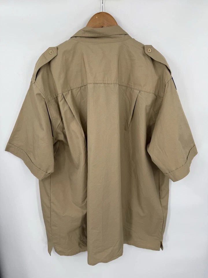 NUEVO Boy Scouts of America Hombre Uniforme Camisa Mezcla Algodón Manga Corta Talla 2XL Foto 2 de 4