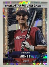 Spencer Jones 2024 Bowman Chrome Navy Mojo Refractor #d 135/175 BCP-32 Yankees