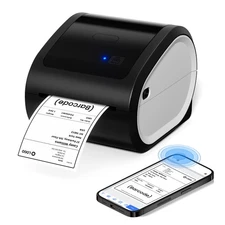 Phomemo D520-BT + 20 Shees of 4x6 Shipping Label, Thermal Printer