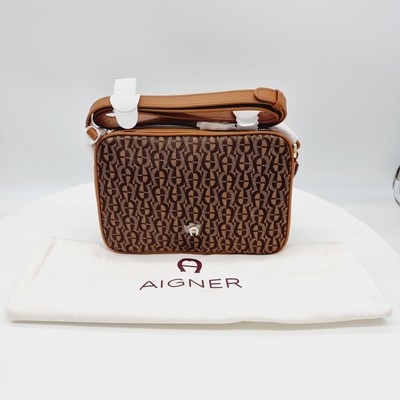 Aigner Handtasche Ilona Crossbody Umhängetasche braun Neu mit - Main Image