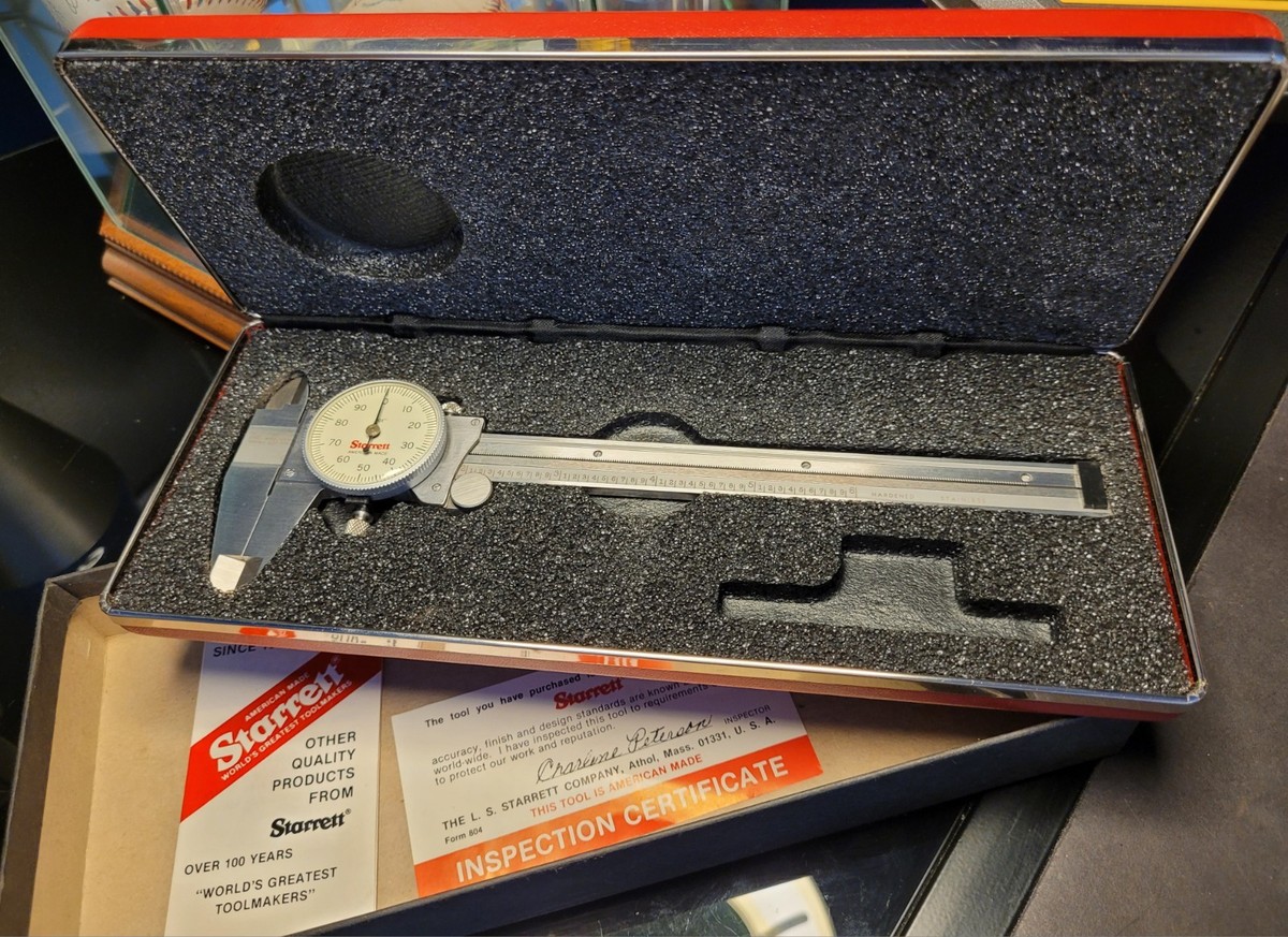 NOS Starrett 120Z-6 Dial Caliper 0-6