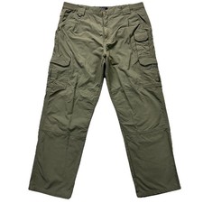 5.11 Tactical Series Pants Mens 38x32 Green 74158 Cargo Pockets Nylon Utility