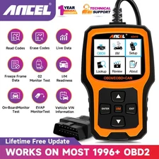 ANCEL AD410 OBD2 Scanner Code Reader Car Check Engine Fault Diagnostic Scan Tool
