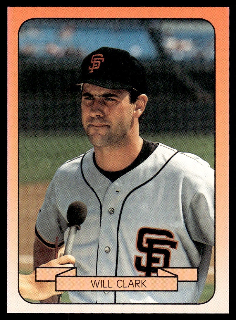 1990 Living Legends Orange Will Clark San Francisco Giants #NNO