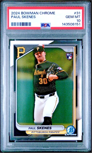 2024 Bowman Chrome Paul Skenes RC #31 PSA 10