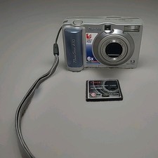 Canon Powershot A10 PC1009 Digital Point  Shoot w 32MB Memory Card UNTESTED