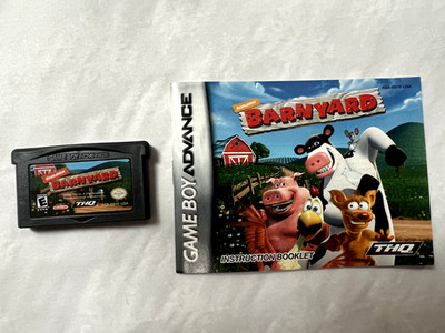 Nintendo Gameboy Advance Barnyard Game US Version + Booklet