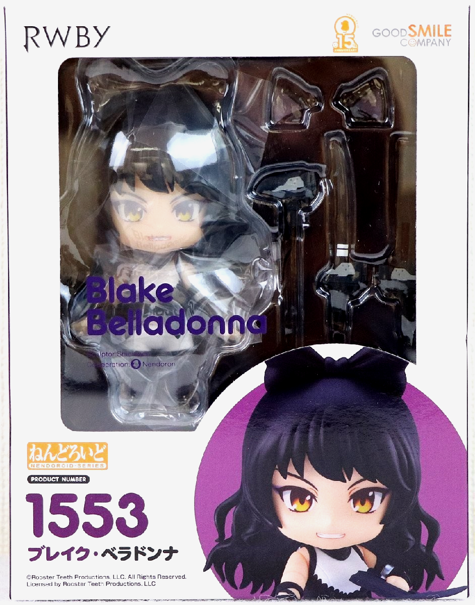 Good Smile Company Nendoroid 1553 RWBY Blake Belladonna Action 