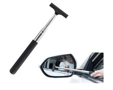 Side Mirror Squeegee,Retractable Car Rearview Mirror Wiper,Portable Car Mirror S