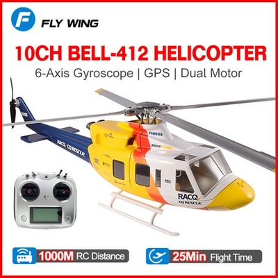 Fly Wing Bell-412 GPS 10CH ACE Flugsteuerung 6Achsen RC RTF Hubschrauber EU Plug