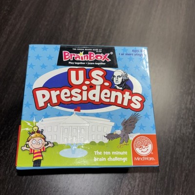 MindWare BrainBox - U.S. Presidents Brain Challenge Game - ages 8+