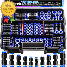 Quick Connect Air Hose Fittings 1/8 1/4 5/16 3/8 1/2 Inch  4/6/8/10/Straight