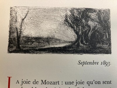 Q792-GIDE (André): Notizen zu Chopin. 10 Original Lithographien von Marie Viton.