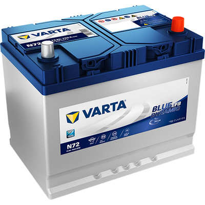 Starterbatterie Varta 572501076D842 Blue Dynamic Efb für Mazda Nissan Renault