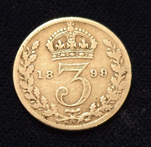 1898 Victoria Threepence — photo from another recent sale