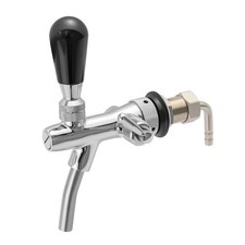 Flow Control Draft Beer Tap Faucet G5/8 Thread Shank with 8mm (5/16") Hose Barb
