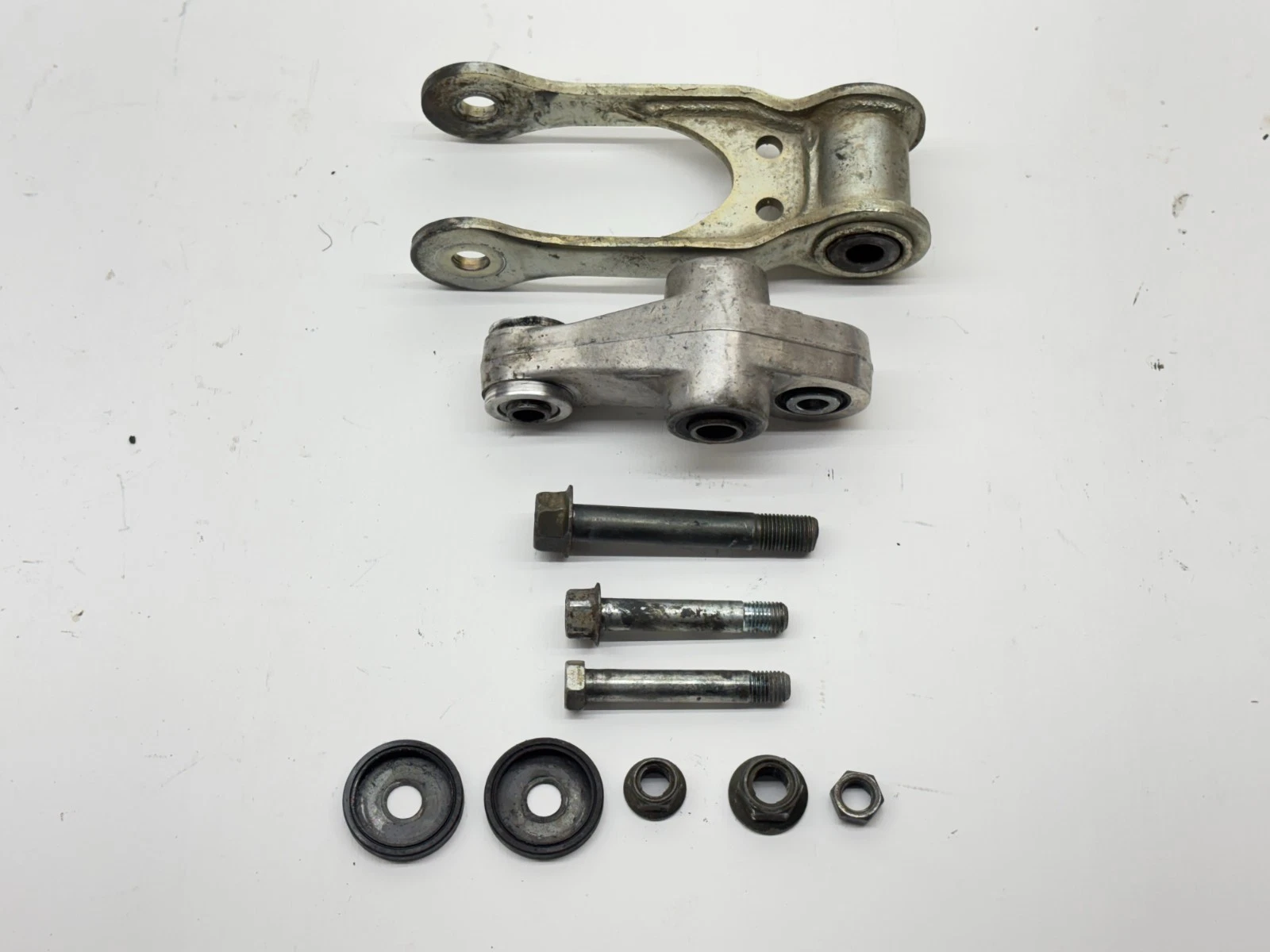 2004 Yamaha YZ85 Linkage Assembly Knuckle Pull Rod Arm Bolts OEM 4ES-2217F-00-00