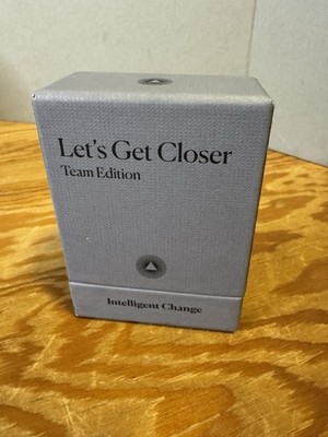Intelligent Change Let s Get Closer: Table Talk Edition Dinner Party for Adults