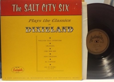 SALT CITY SIX Classics in Dixieland SCARCE EX 1963 AUDIOPHILE LP Red Vinyl JAZZ