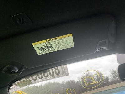 Used Left Sun Visor fits: 2021 Dodge Challenger Illuminated Left Grade A