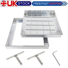 Recessed Manhole Cover&Frame Invisible Aluminium alloy Inspection Chamber Cover