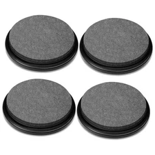  Pieces 5 Gallon Buckets Seat Bucket Lid Seat Black Padded Lid with Soft and 4