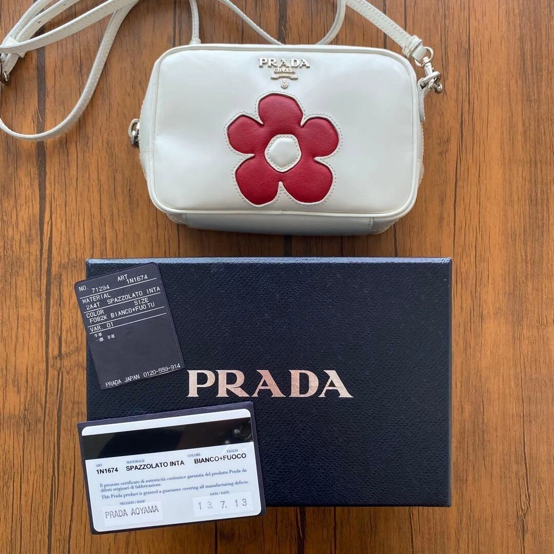 PRADA Flower Bags & Handbags for Women for sale | eBay