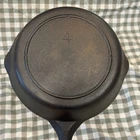 Vintage Three Notch Lodge #4 Cast Iron Skillet 1955-1965 Restored Ready to Use