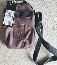 ADIDAS, SMALL UTILITY BAG, 8"×5" (mobile etc) WITH STRAPS, NEW WITH TAGS