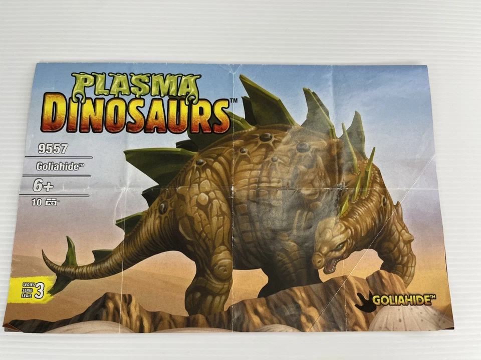 Mega Bloks Plasma Dinosaurs GOLIAHIDE 9557 Figure 2006 Instructions Egg Sac - Image 2 of 4