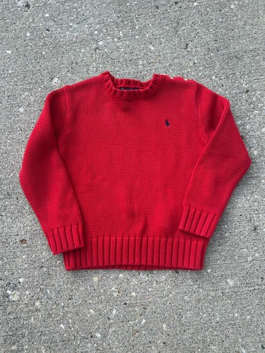 Polo Ralph Lauren Toddler Size 6 Red sweater Knit