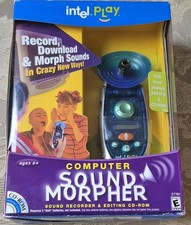 Intel Play Sound Morpher CD-ROM Sound Recorder  Editing Software Ages 6 27781
