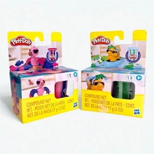 Play-Doh Animal Figure Set with 2oz Compound Can Kids Toy 3+ new - 2 PACK SET